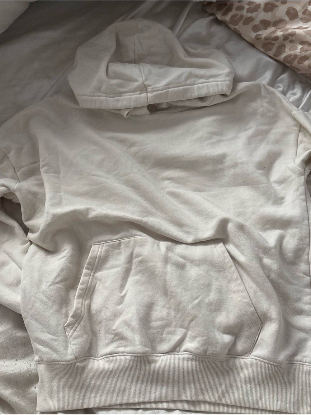 Buffalo David Bitton Off-White Hoodie with Black Label